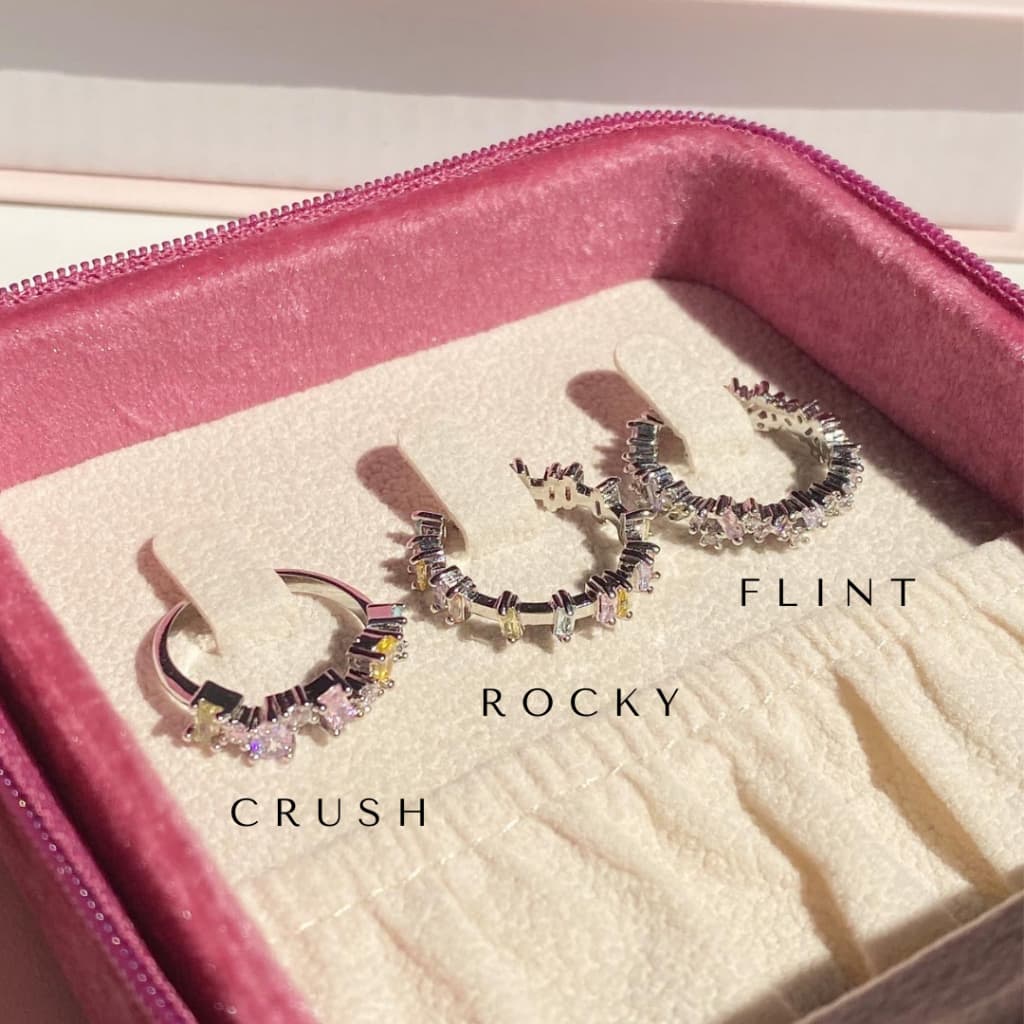 Pastel Crystal Ring แหวนประดับเพทายสีพาสเทล รูปที่ 5