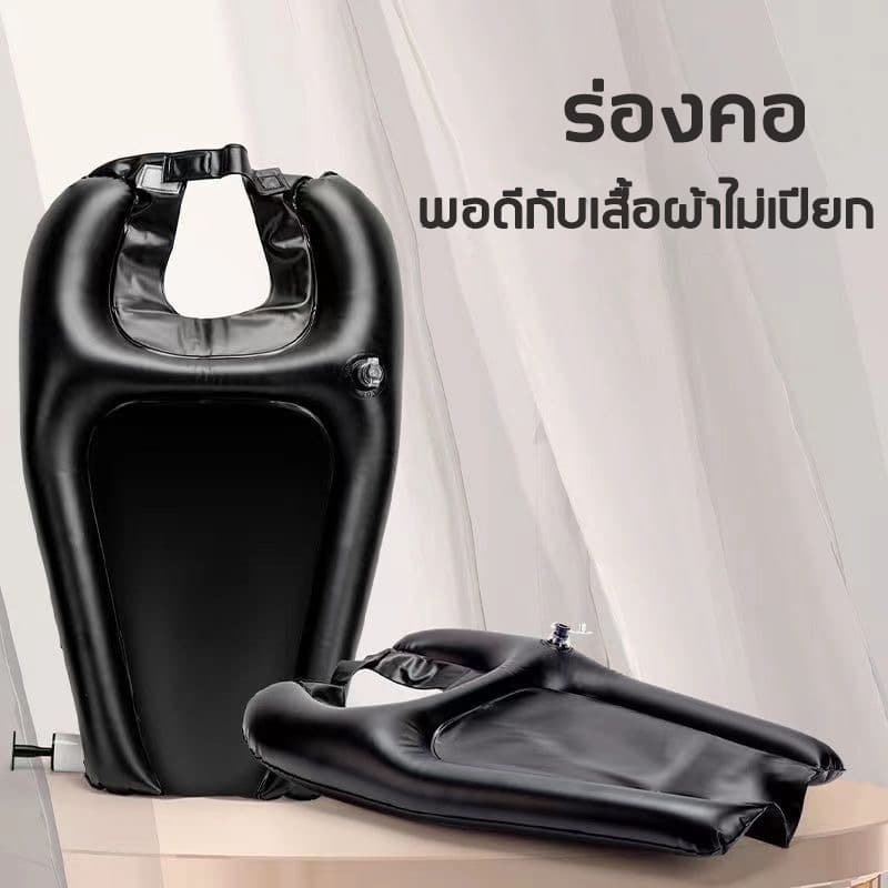 นอนไว้สบายอ่างสระผม สำหรับสระผม พร้อมท่อระบายน้ำ อ่างสระผม สำหรับผู้สูงอายุ ผู้ป่วยติดเตียง อ่างสระผมผู้ป่วย รูปที่ 3