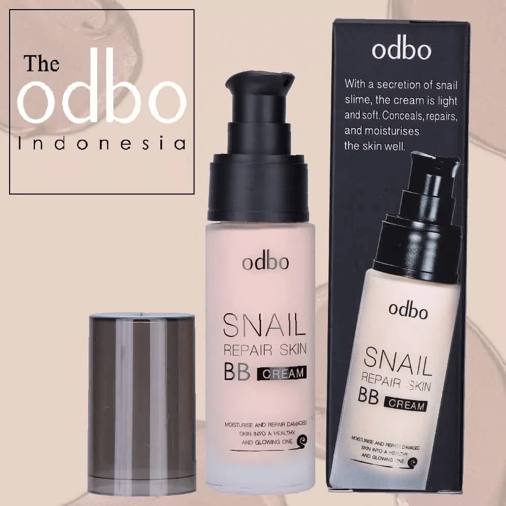 odbo Snail Repair Sking BB Cream OD411 บีบีหอยทาก โอดีบีโอ บีบีครีม บีบีทาหน้าเพื่อการฟื้นฟูผิว ปกปิด บำรุงอย่างล้ำลึก รูปที่ 4