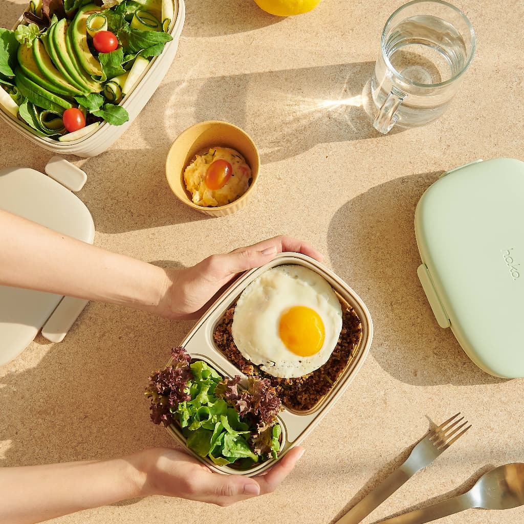 hako collapsible bowl duo pack ฮาโกะชุดกล่องข้าวพับได้ 2กล่อง รูปที่ 6