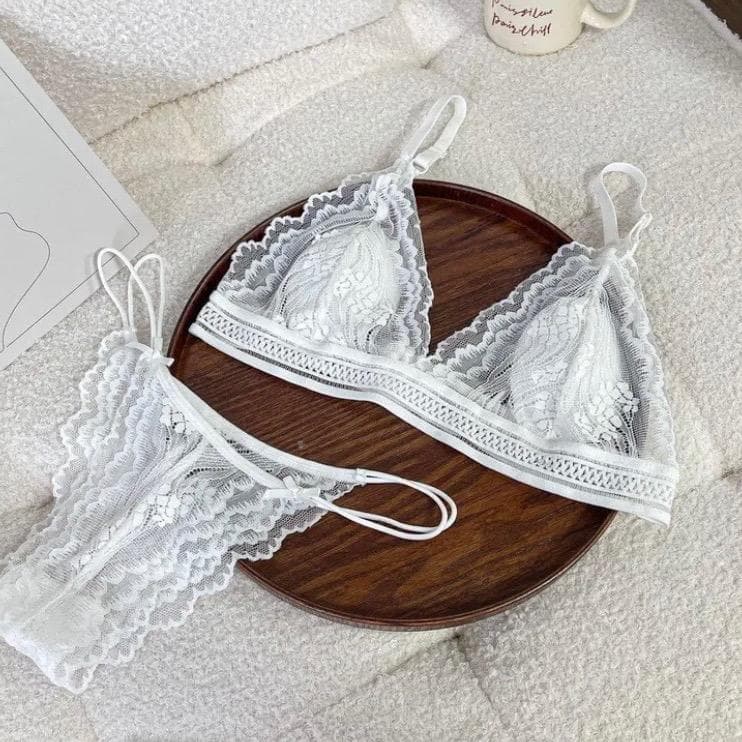 𝐒𝐏𝐍𝐃 ชุดชั้นในลูกไม้นิ่ม ฟองน้ำบาง มี3สี ดำ ชมพู ขาว สวยมากต้องมีติดตู้จ้า รูปที่ 5