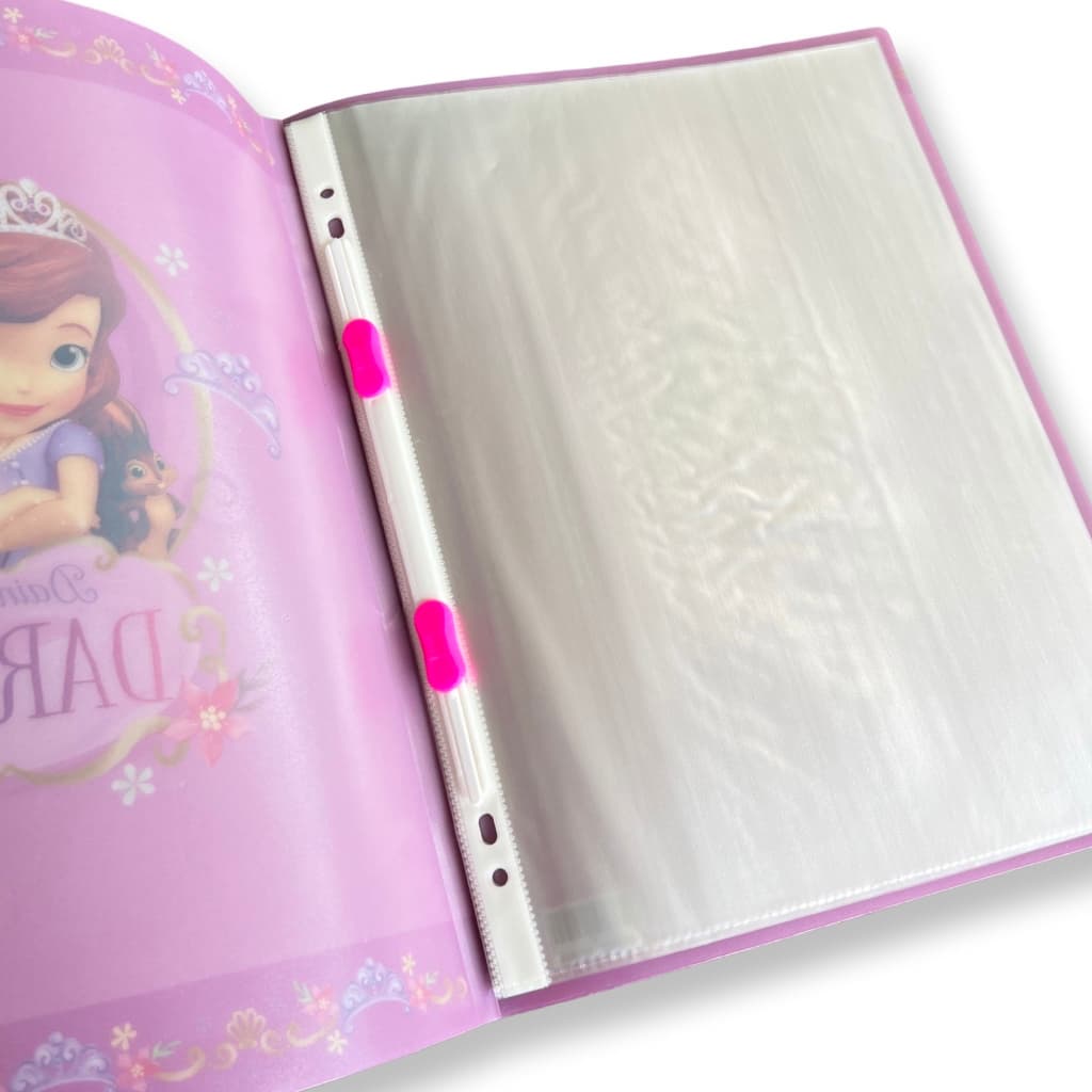 แฟ้มโฮลเดอร์ A4 พร้อมไส้ 10 แผ่น แฟ้มโชว์เอกสารลายดิสนี่ย์ Disney งานลิขสิทธิ์แท้ แบบเพิ่มไส้ได้ รูปที่ 2