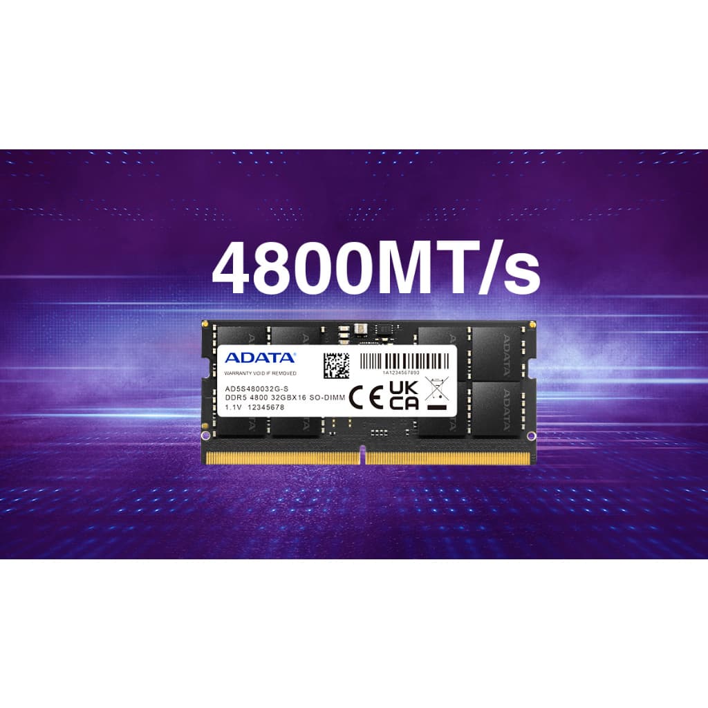 ADATA DDR5/4800 SO-DIMM 8GB/16GB/32GB RAM For Notebook - รูปที่ 6
