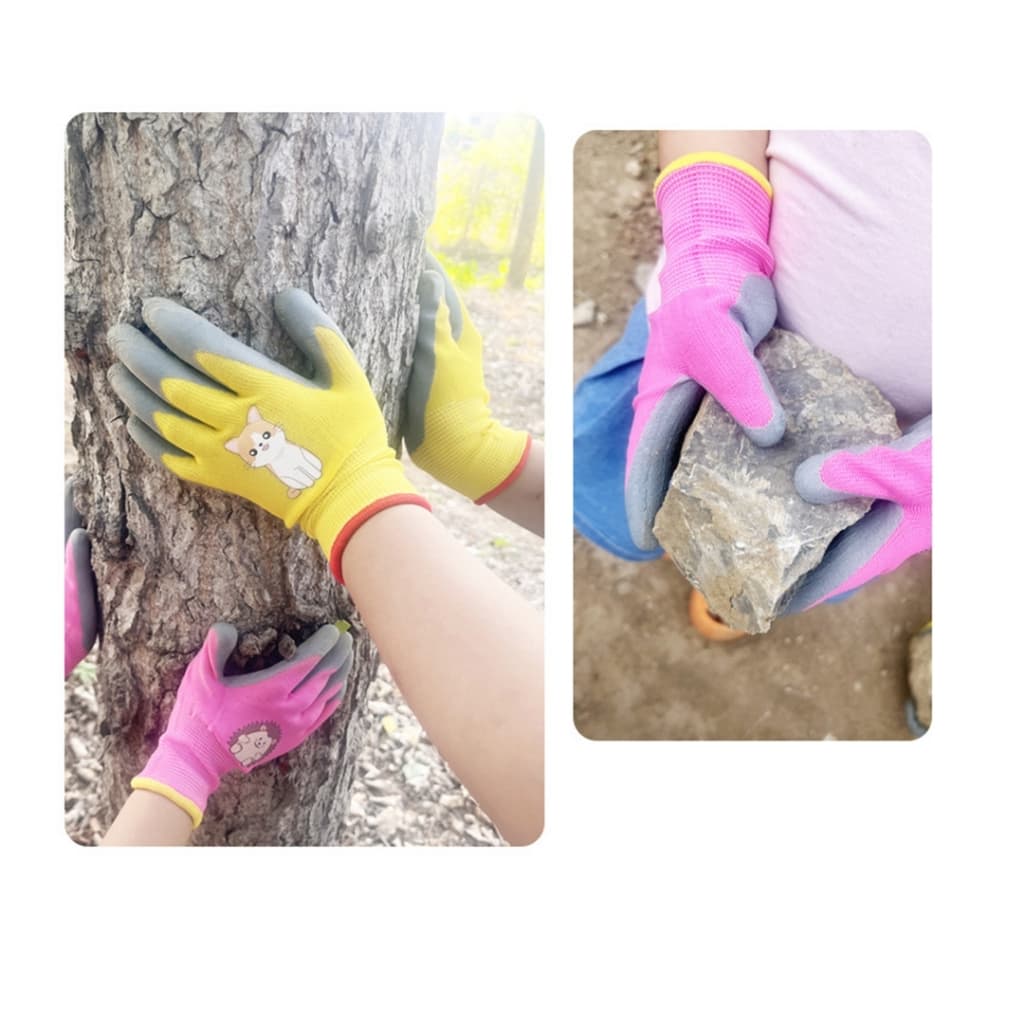 ถุงมือไนล่อนเคลือบยาง เคลือบยาง กันนํ้ามัน กันน้ำ กันบาด กันลื่น ทำสวน รูปที่ 8