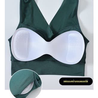 Sport Bra 2207 สปอร์ตบราสาวอวบ ไซส์ใหญ่อก 38-60 นิ้ว น้ำหนัก 160 โล ใส่ได้ รูปที่ 5