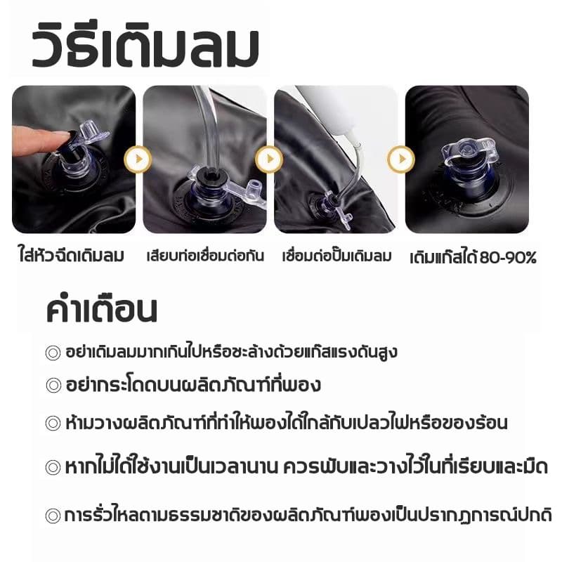 นอนไว้สบายอ่างสระผม สำหรับสระผม พร้อมท่อระบายน้ำ อ่างสระผม สำหรับผู้สูงอายุ ผู้ป่วยติดเตียง อ่างสระผมผู้ป่วย รูปที่ 7