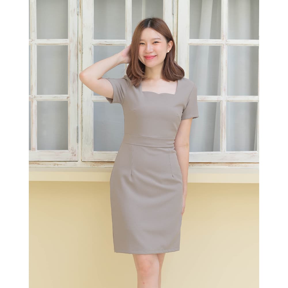 เดรสยาว รุ่น Mini heart dress - CRAYONBRAND รูปที่ 6