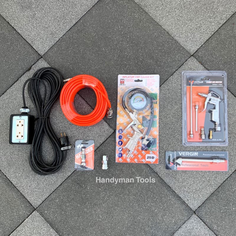 ETOP ปั๊มลม ถังลม ปั๊มลมโรตารี่ ปั๊มลมออยฟรี ขนาด 30 ลิตร กำลัง 1100W ทองแดงแท้ + อุปกรณ์ 6 อย่าง รูปที่ 8