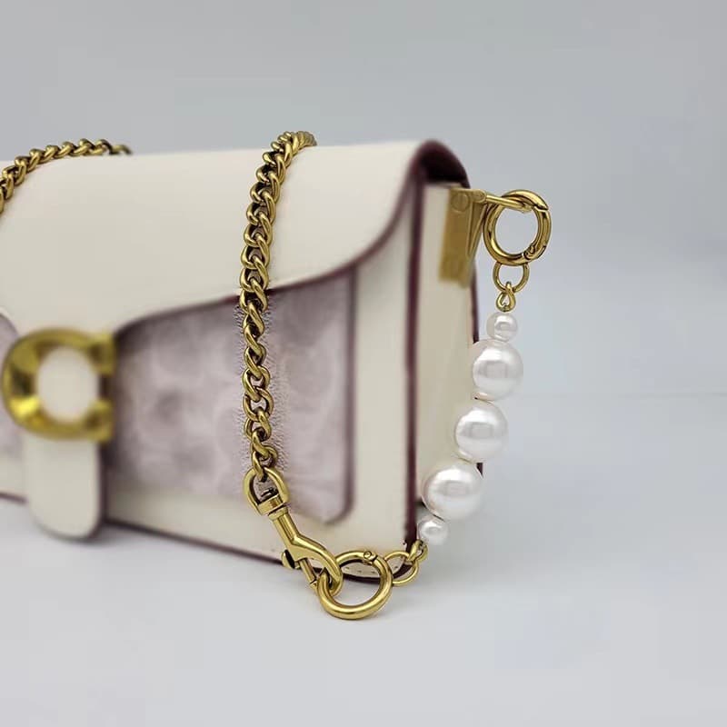 สายโซ่ สายกระเป๋าโซ่ สายโซ่โลหะ รุ่นโซ่มนหน้ากว้าง 8 mm. chain strap รูปที่ 9