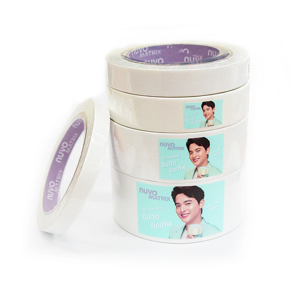 เทปเยื่อกาวสองหน้า NUVO MATRIX เทปกาวสองหน้าบาง เมททริกซ์ ยาว 20 หลา รูปที่ 1