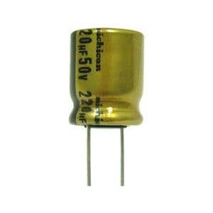 NICHICON Fine GOLD 50V คาปาซิเตอร์ เก็บประจุ รุ่น Fine GOLD ตัวสีทอง ของแท้ ใหม่ 100% รูปที่ 8