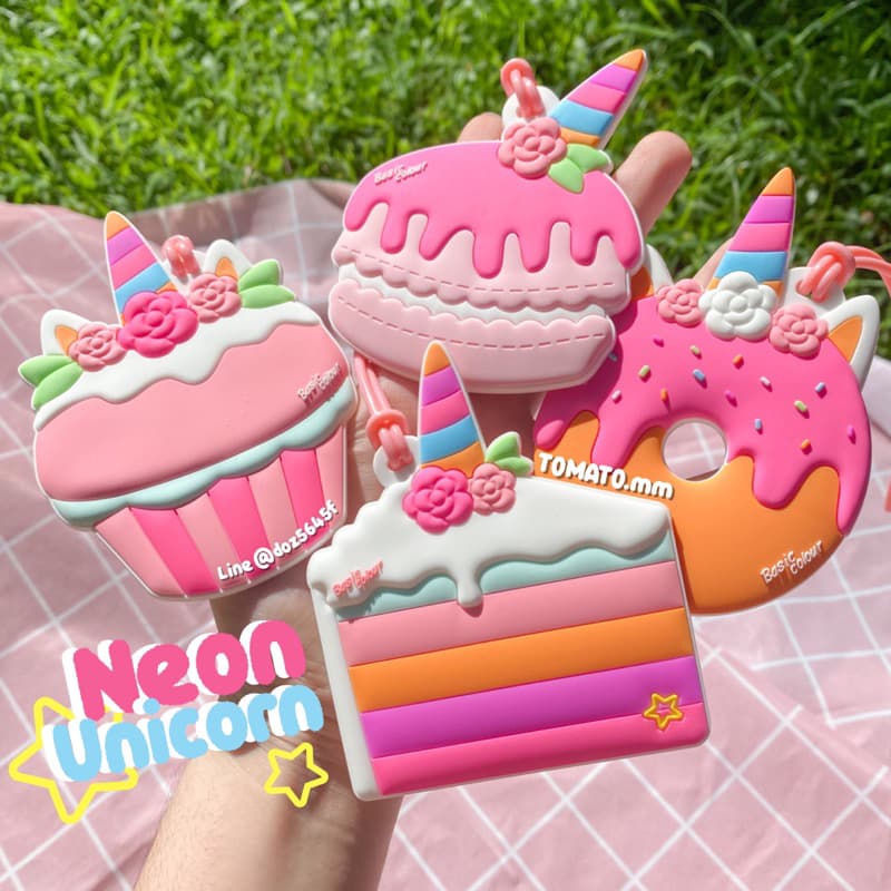 Bag tag ไอศครีม สายรุ้ง ปลาหมึก เพนกวิน ห้อยตกแต่งกระเป๋า พวงกุญแจ soft pvc รูปที่ 3