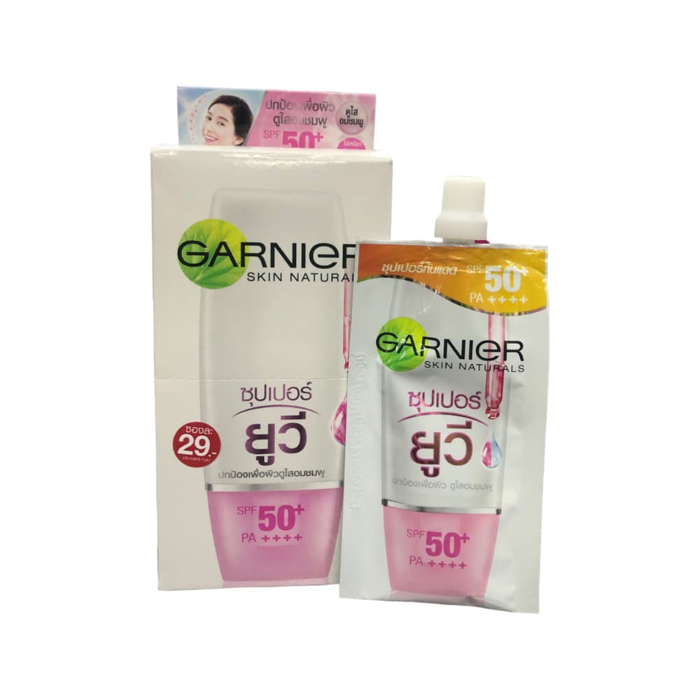 การ์นิเย่ ครีมกันแดด​ ซุปเปอร์​ ยูวี​ ครีม​ แบบซอง Garnier Super UV Sunscreen Cream SPF 50+ PA+++ รูปที่ 7
