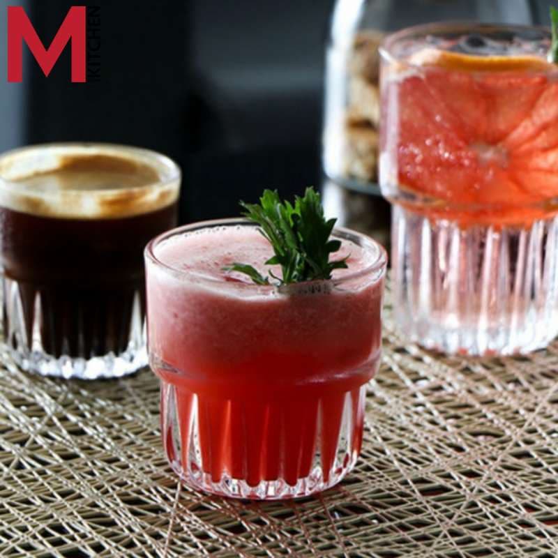 M KITCHEN แก้วน้ำ แก้วกาแฟ เหมาะสำหรับใช้ในคาเฟ่ ใส่กาแฟ ค็อกเทล BM5008 รูปที่ 5