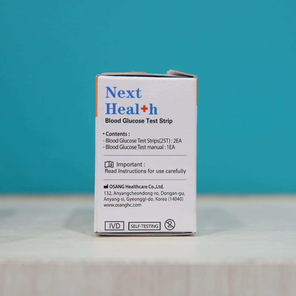 Next Health Blood Glucose Test Strip แถบตรวจน้ำตาล ** ** รูปที่ 3