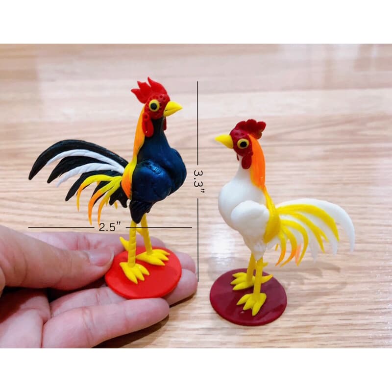 ไก่ดินปั้นขนาดเล็ก ไก่ชน ไก้แก้บน ไก่ไหว้ไอ้ไข่ ไก่เงินไก่ทอง ขนาดสูง 3.3-3.5” ราคา/ 1 ตัว เท่านั้น!!! รูปที่ 3