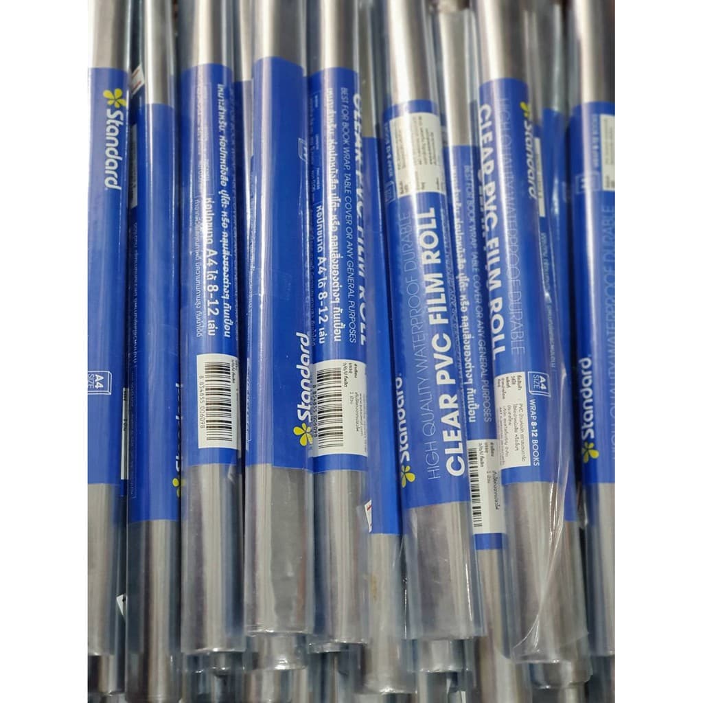 ยาว5เมตรจุกๆ ยาว5เมตรจุกๆStandard พลาสติกใสห่อปก ฟิล์มห่อปก ยาว5เมตร เนื้อดี ผิวเรียบ แสตนดาร์ด หน้ากว้าง34ซม. รูปที่ 3