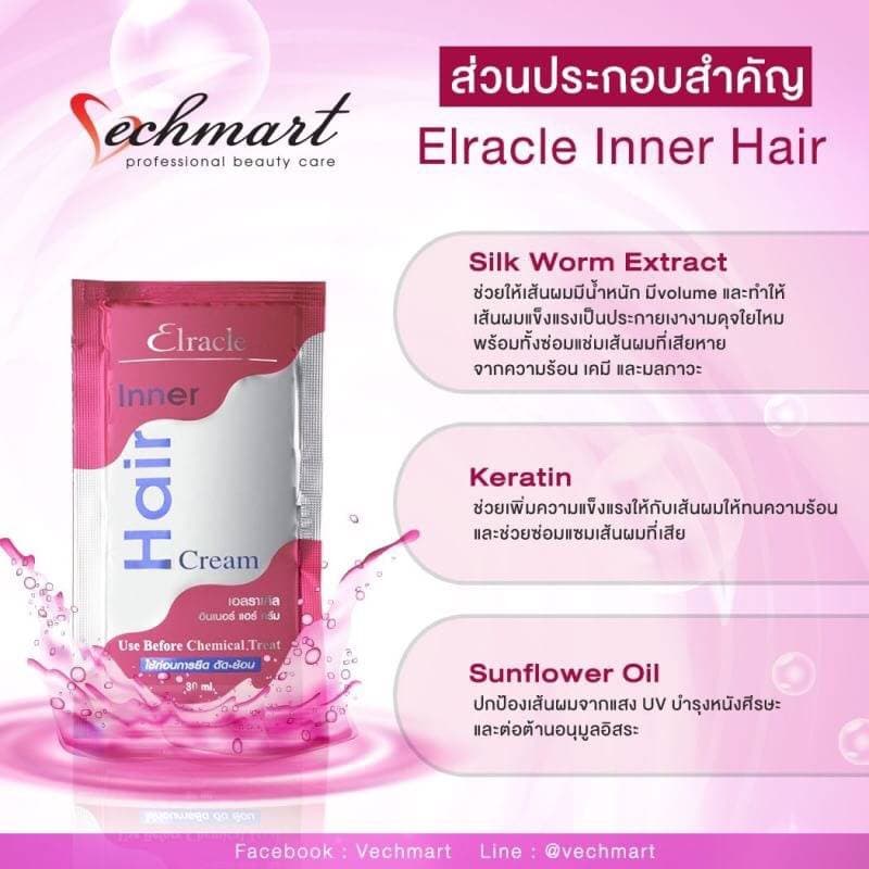 กรีน ไบโอ/ เอราเคิล/ มาร์ติน่า แฮร์ ทรีทเมนต์ 30ml Green Bio/ Elracle/ Martina Bio Hair Treatment 30ml รูปที่ 6