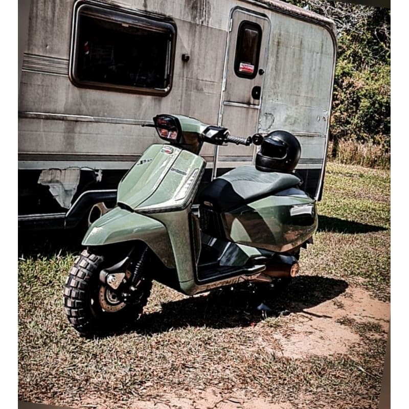 ฮิต! ขาตั้งสั้น Lambretta X300 X200 X250 สั้นลง1นิ้ว จอดสบายใจ ไม่ต้องกลัวล้ม แลมเบรตต้า X300 X200 X250 : Pocenti รูปที่ 8