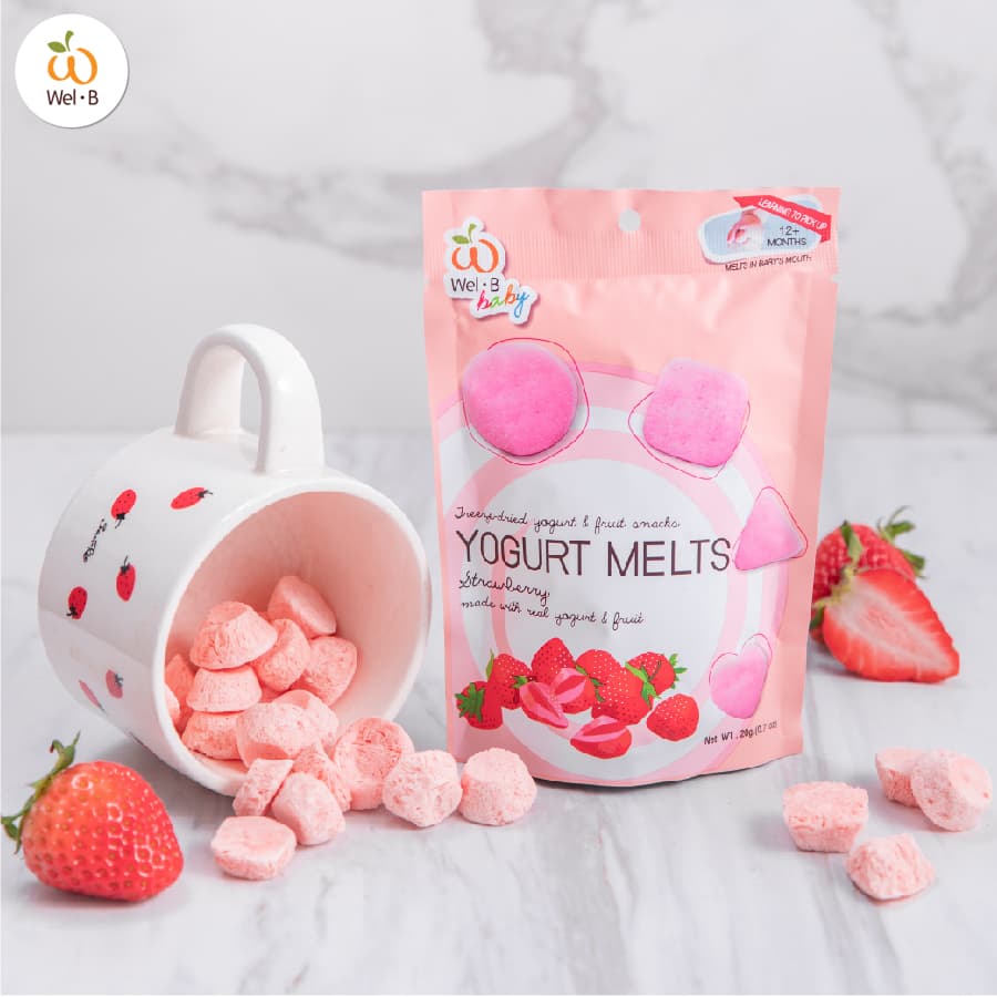 Wel-B​ Yogurt​ Melts​ Strawberry​ 20g. รูปที่ 8
