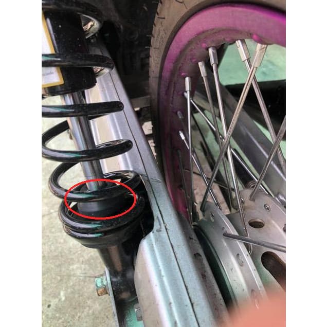 โช๊คหลัง OKD Suzuki /วาฬ/pigparts/125R/125r/125x/ubox/NovaR/บังลม/หัวเถิก/dt100 รูปที่ 7
