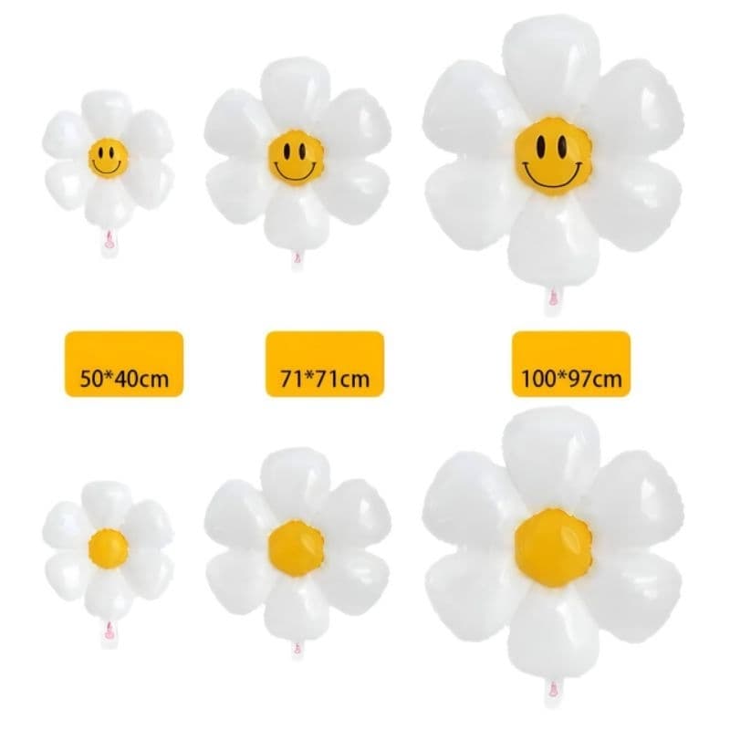 ป้ายวันเกิด ดอกเดซี่ daisy ตัวอักษรวันเกิดเดซี่ มีหลายแบบให้เลือก รูปที่ 6