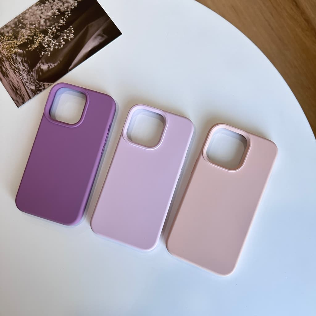 เคส สำหรับ ไอโฟน ซิลิโคน สินค้า จากไทย สำหรับ Iphone 14 13 12 11 Pro max เคสสีพื้น พรีเมี่ยม TPU-R1830 รูปที่ 4