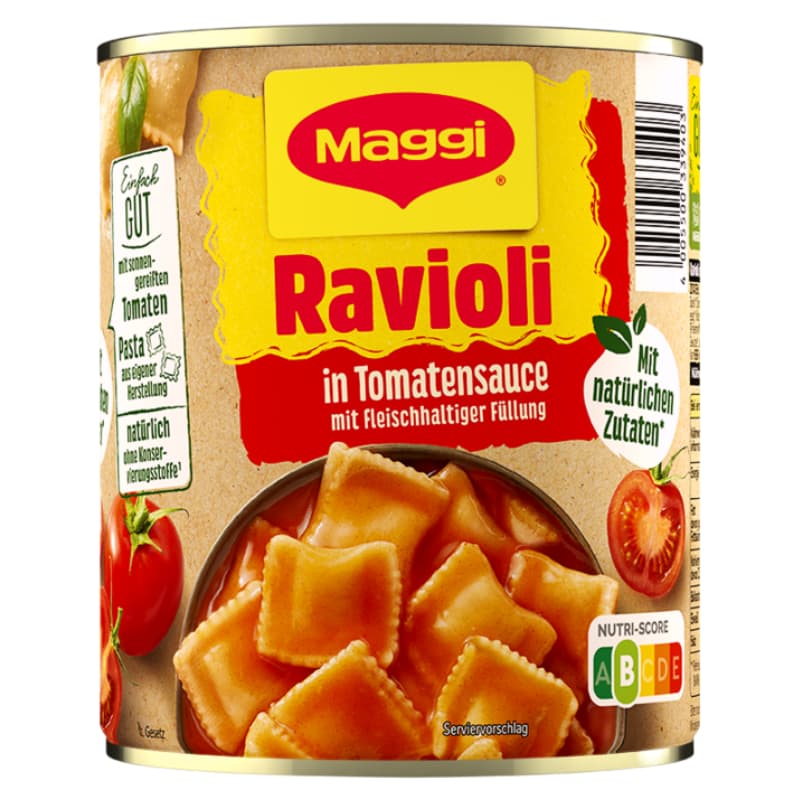 แม็กกี้ ราวีโอลีในซอสมะเขือเทศ 800 กรัม - Maggi Ravioli in Tomato Sauce 800g รูปที่ 1