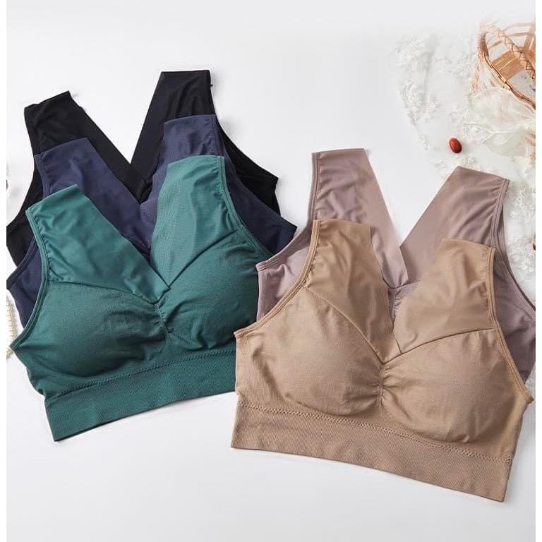 Sport Bra 2207 สปอร์ตบราสาวอวบ ไซส์ใหญ่อก 38-60 นิ้ว น้ำหนัก 160 โล ใส่ได้ รูปที่ 4