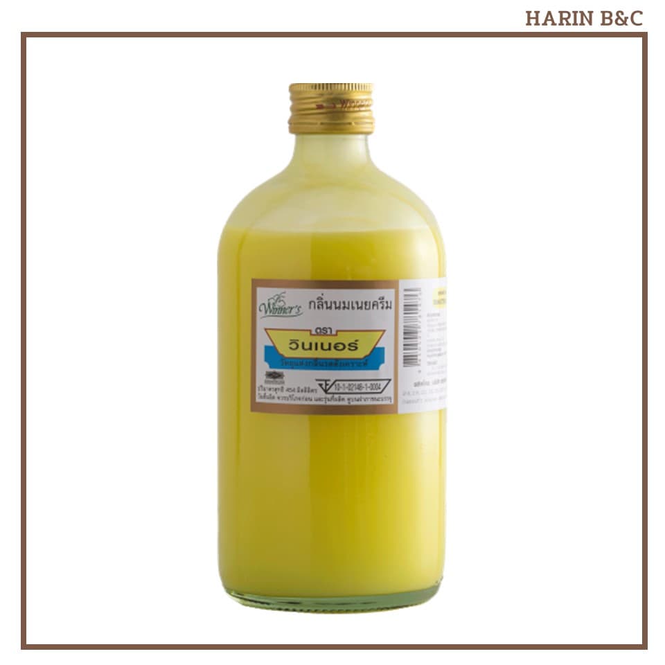 กลิ่นผสมอาหาร กลิ่นนมเนยครีม 454มล. ตราวินเนอร์ Winner Cream Butter Milk Flavor 454ml รูปที่ 1