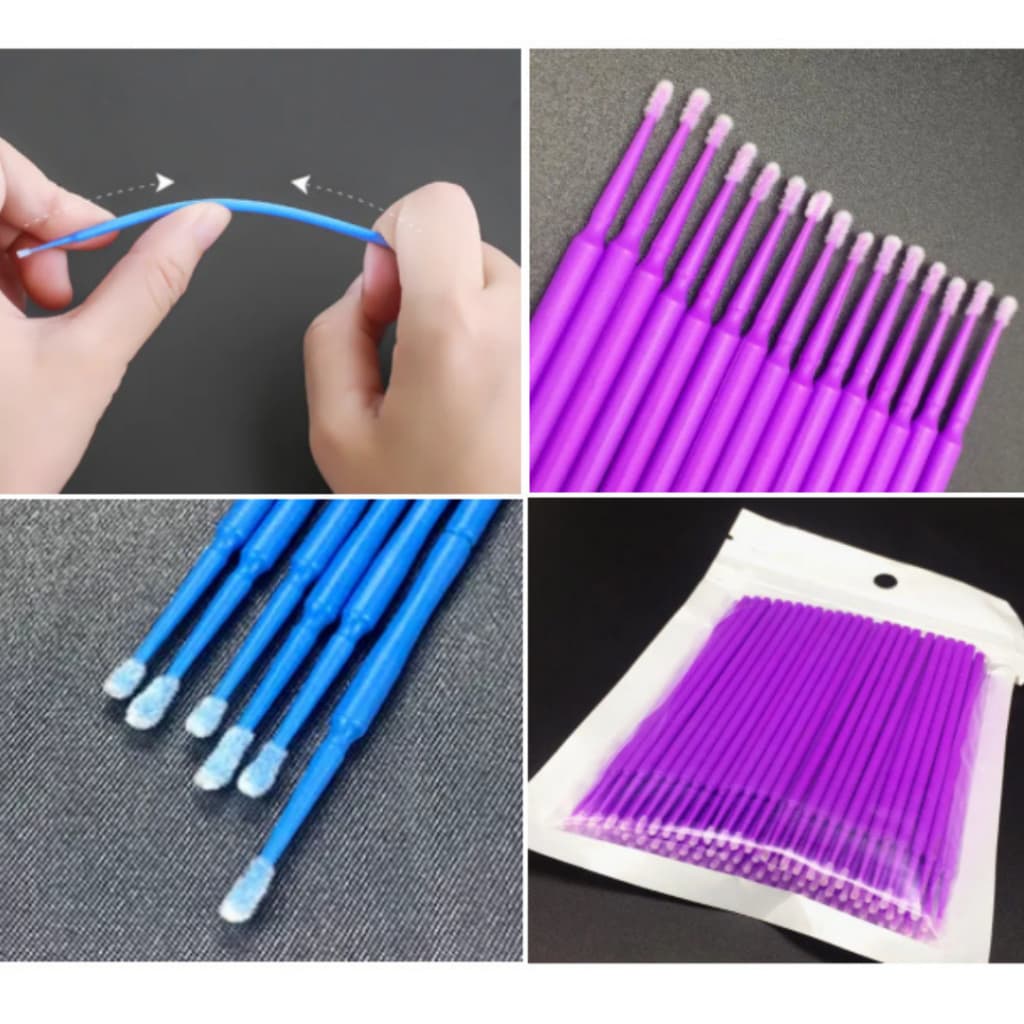* ในไทย ไมโครบัด microbud ใช้สำหรับงานสักคิ้ว สักปาก แปรงปัดขนตา สำหรับช่างต่อขนตา อุปกรณ์ต่อขนตา ไมโครบรัช รูปที่ 6
