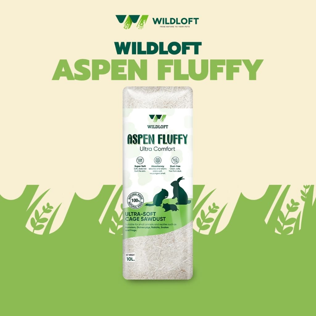 ขี้เลื่อยหนูและแฮมสเตอร์ Wildloft Aspen Fluffy 15.5 L | ที่สุดของความนุ่ม รูปที่ 2