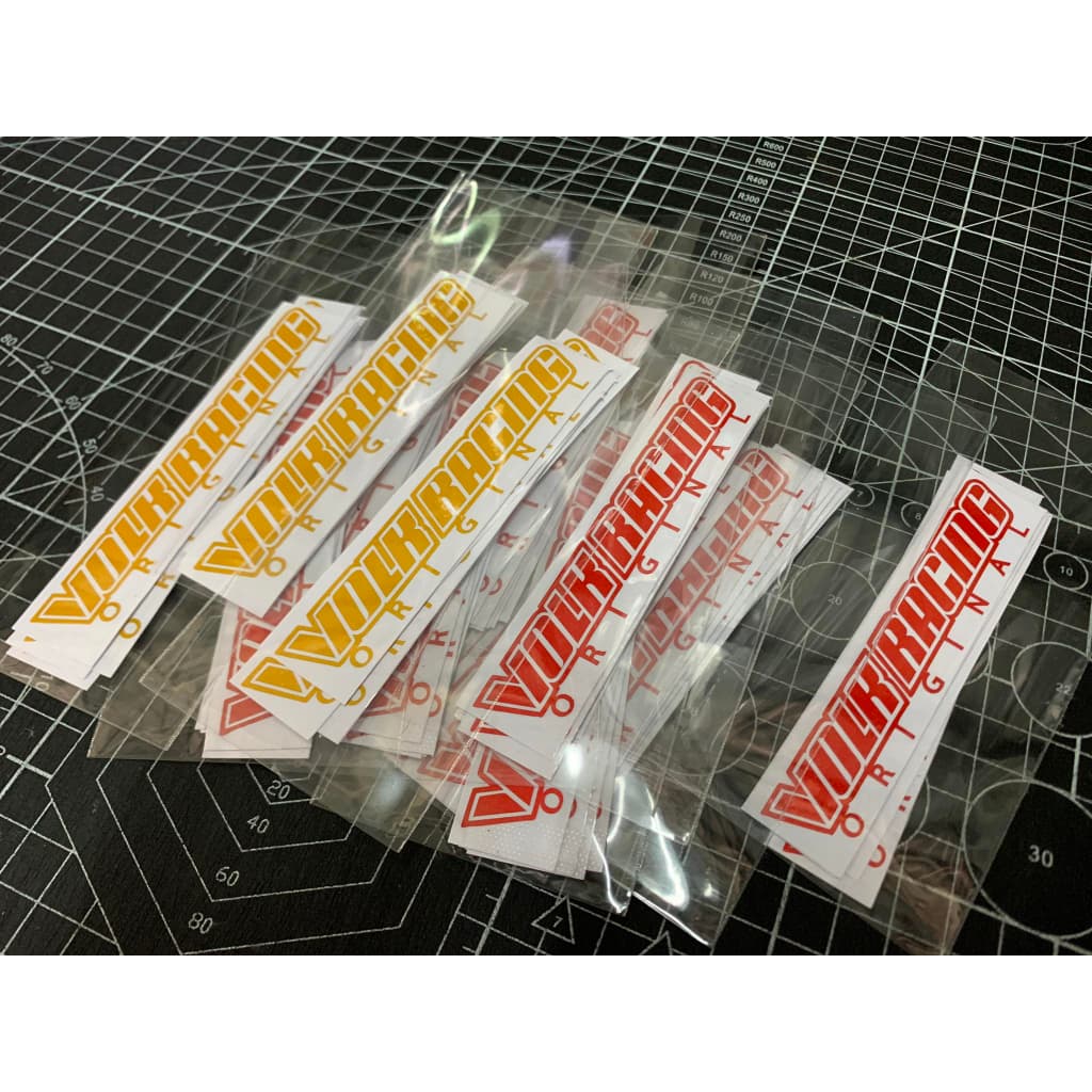 te37 สติกเกอร์ เทียบหยอดแดง cnc งานตัดสะท้อนแสง ตัวติดกันถลอกยาก ทนแรงเครื่องอัดฉีด 4 สี รูปที่ 4