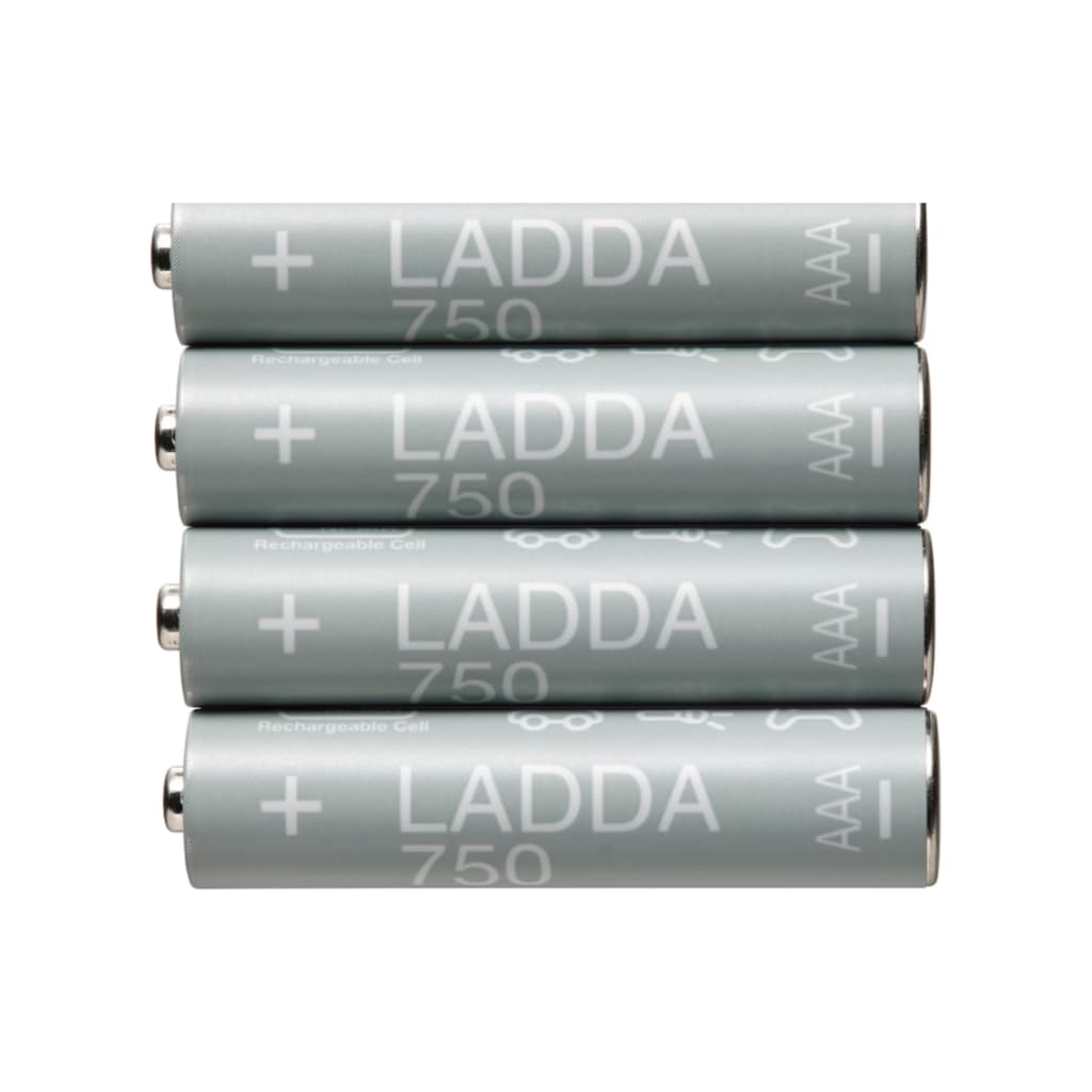 ทุกวัน Ladda ถ่านชาร์จ AA 1900 mAh & AAA 750 mAh แพ็ค 4 ก้อน rechangeable battery 1.2V รูปที่ 4