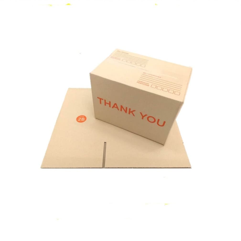 ! ! กล่อง ปณ 2B กล่องพัสดุ กล่องไปรษณีย์ ลายThank You สร้างความประทับใจแก่ผู้รับ ตั้งค่าส่งตามจริง รูปที่ 2