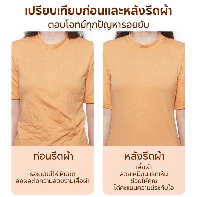 เตารีดแห้งพกพา พับได้ ร้อนไว หน้าเตาอลูมิเนียม กำจัดไรฝุ่น เหมาะสำหรับนักศึกษาและเดินทาง ประกัน 1 ปี รูปที่ 4