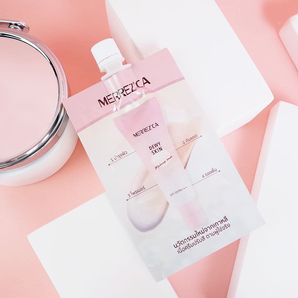 เมอร์เรซกา Merrezca Skin Up Liquid Foundation, Skin Lighter Glow, Skin up water Base, UV, Excellent รูปที่ 2