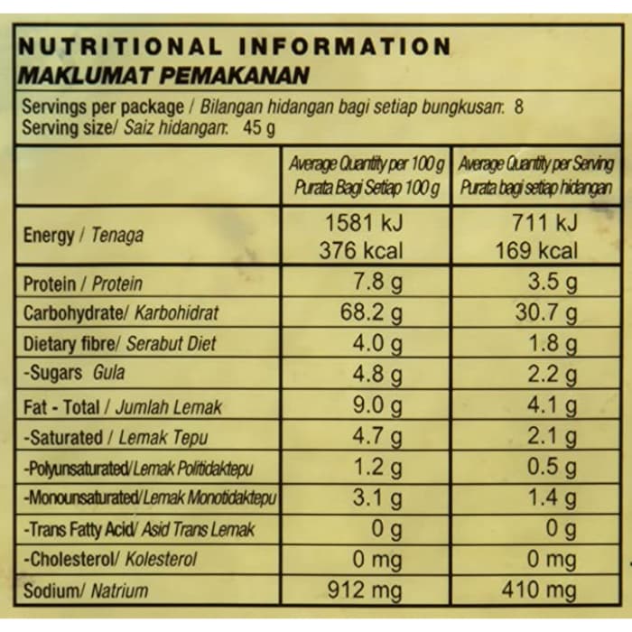 มิชชั่น แผ่นแป้งโฮลเกรน 360 กรัม - Wrap Wholegrain 360g Mission brand รูปที่ 3