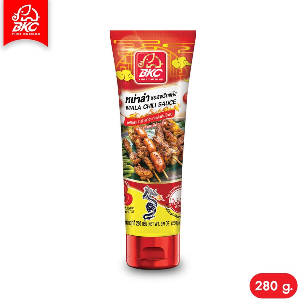 BKC MALA CHILI SAUCE หม่าล่าซอสพริกแห้ง ตราบีเคซี ขนาด 280 กรัม รูปที่ 5