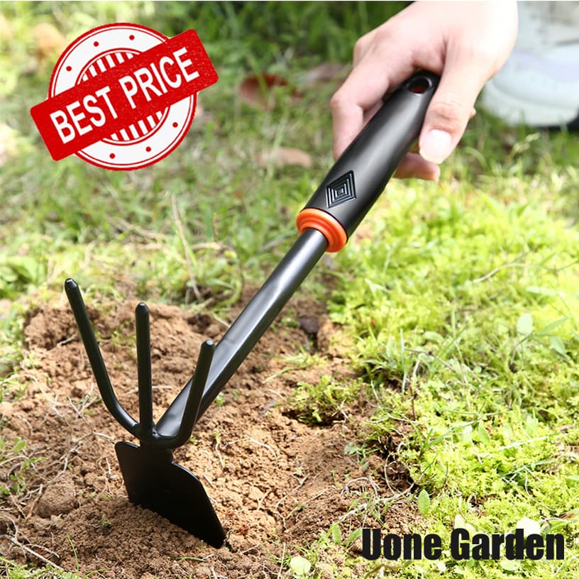 Uone Garden T001 ชุดอุปกรณ์ทำสวน จัดสวน ตกแต่งสวน คราด จอบขุด จอบถาก เสียม ชุดอุปกรณ์พรวนดิน รูปที่ 2