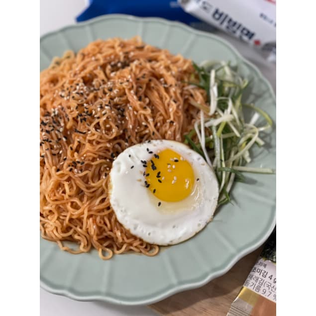 มาม่าเกาหลี บิบิมมยอน บะหมี่เย็นสำเร็จรูปสไตล์เกาหลี PALDO BIBIMMYUN บะหมี่กึ่งสำเร็จรูป 비빔면 รูปที่ 7