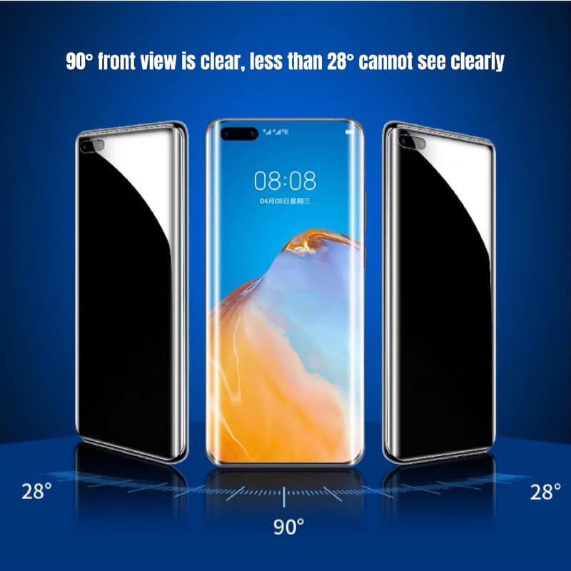 ฟิล์มเซรามิก for oppo แบบจอโค้ง เต็มจอ 9D+ ไม่ใช่ กระจก ฟิล์มใส ฟิล์มด้าน ฟิล์มกันมอง reno 8T 5G Reno 10 11 12 pro 5G รูปที่ 4