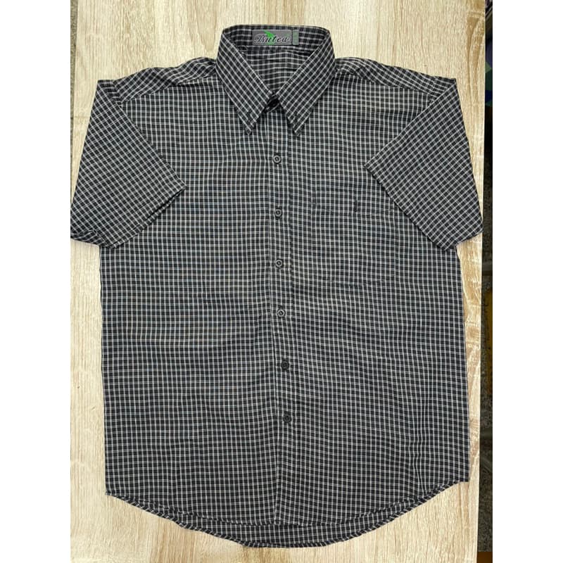 แขนสั้น ถูกที่สุด เสื้อตัดอ้อย สีดำ S M L XL รูปที่ 4