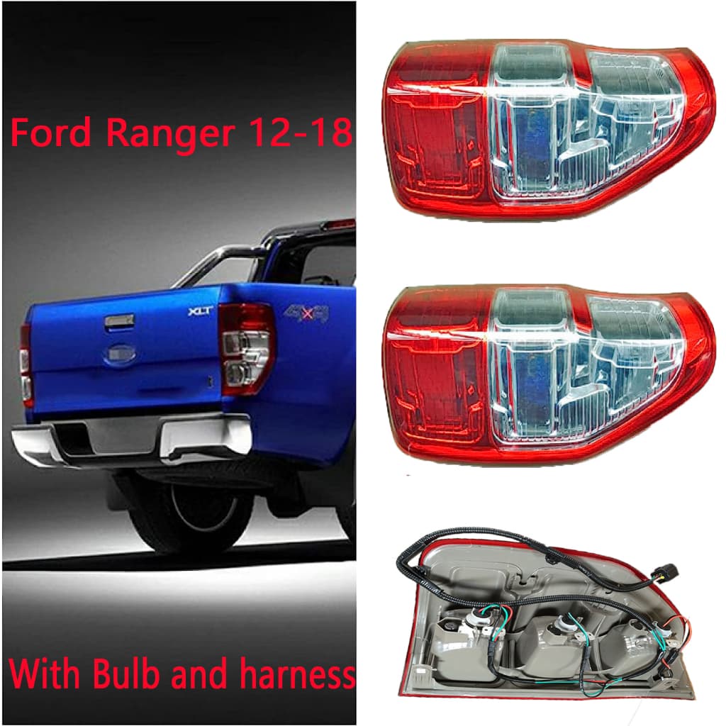 ไฟท้าย for Ford Ranger 2012-2018 ฟอร์ด เรนเจอร์ ปี ไฟท้าย พร้อมขั้ว และหลอดไฟ Tail light Tail lamp Ford รูปที่ 3