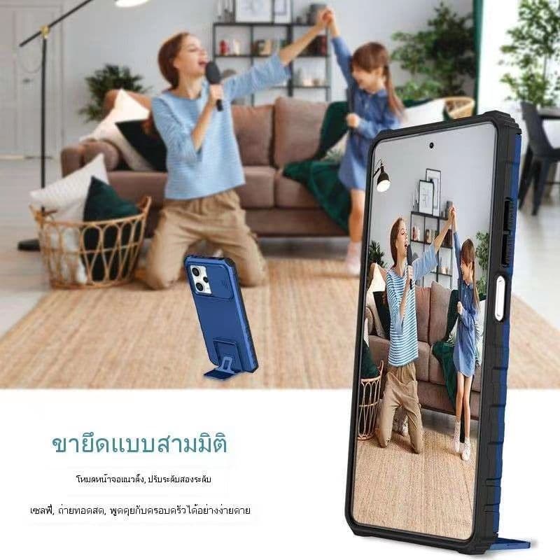 เคสสไลด์ปิดกล้อง For Samsung A50 A50S A30S A31 A51 A20 A30 A03 A04 เคสกันกระแทก กันรอยกล้อง เคสตั้งได้ รูปที่ 8