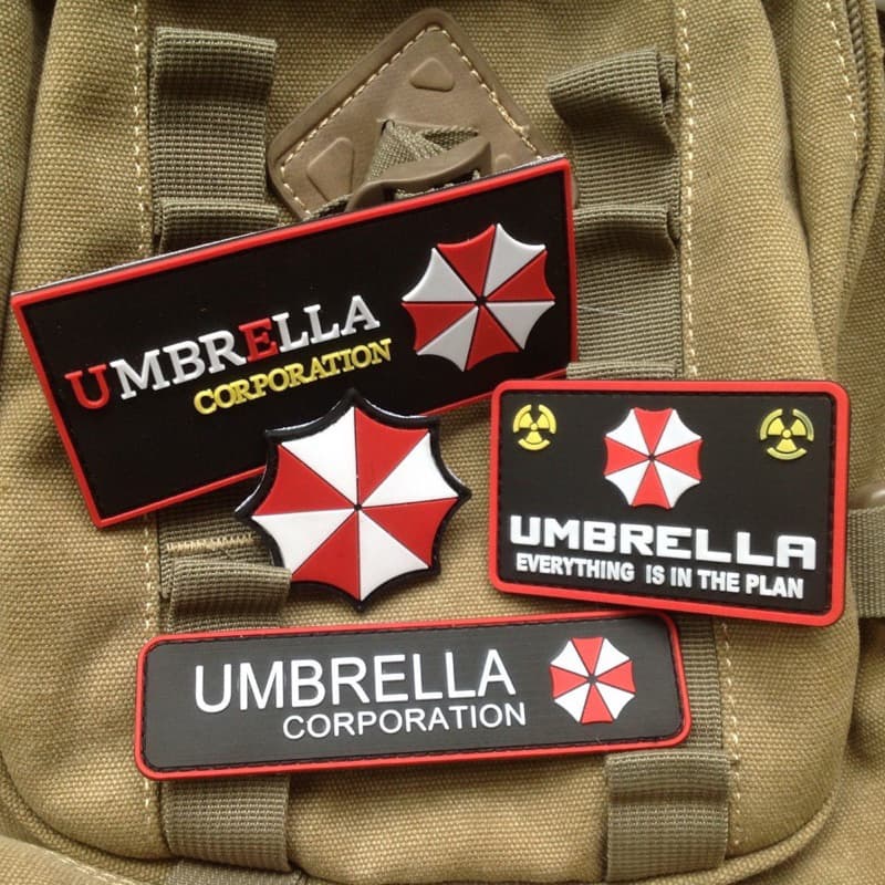 อาร์ม 09 ตีนตุ๊กแก UMBRELLA Resident evil ติด เสื้อ กระเป๋า อาม หมวก ธง สหรัฐ ธงชาติ ผีชีวะ ทหาร ตำรวจ army ซีล อเมริกา รูปที่ 2