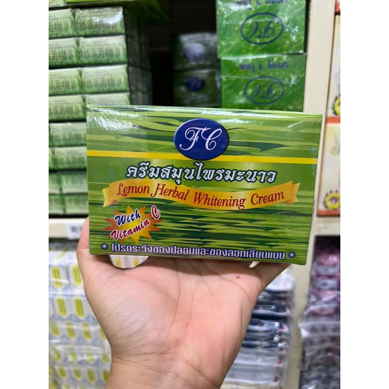 ครีมมะนาว FC กล่องเขียว ครีมสมุนไพรมะนาว ของแท้ ราคาส่งถูก รูปที่ 2