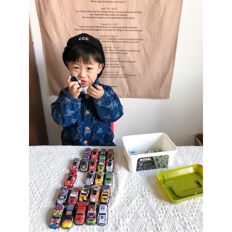 ส่งจากไทย โมเดลรถของเล่น 30 คันจุกๆ รถอัลลอยด์ รถเด็กเล่น รถของเล่น โมเดลรถ รูปที่ 9