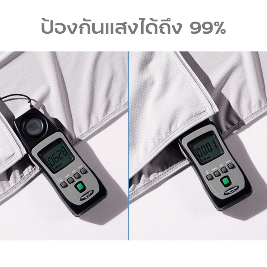 เสื้อคลุมกันแดด ผู้ชาย ( กันแสง UV ใส่แล้วไม่ร้อน ระบายอากาศดี งานดี ) #คลุม UV รูปที่ 7