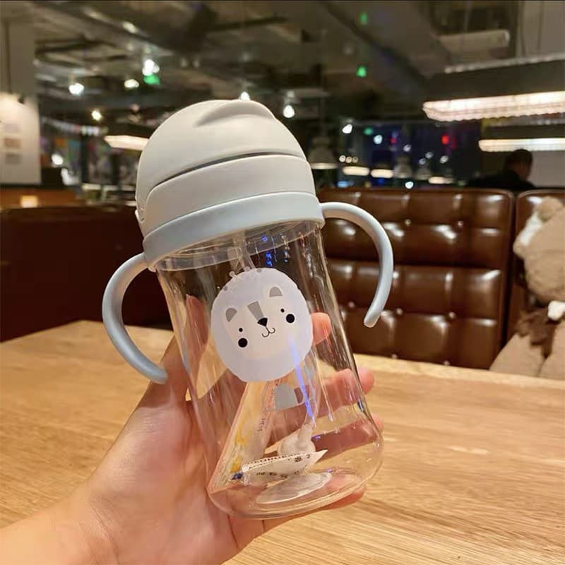 แก้วหัดดูด แก้วหัดดื่ม 250ml/ 350ml แก้วหัดดื่มกันสําลัก แก้วเด็ก ไม่ดูดไม่ไหล รูปที่ 8